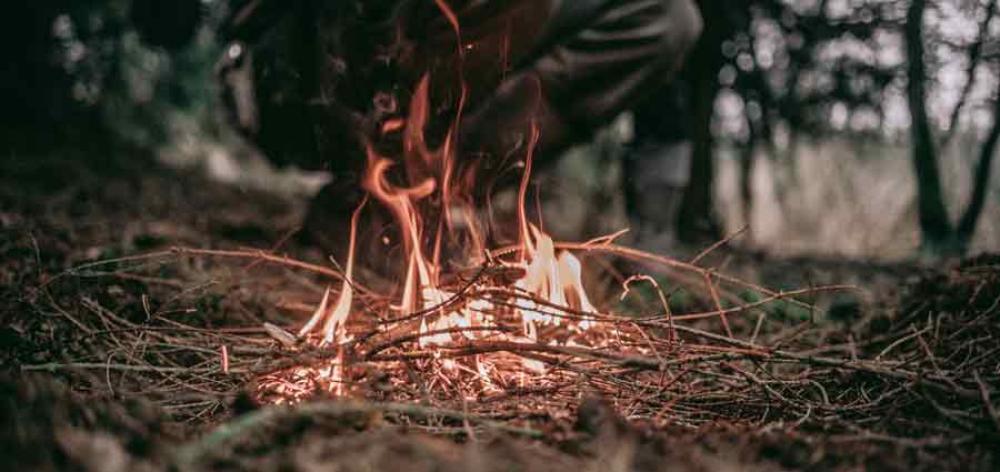 Campfire with Hammock