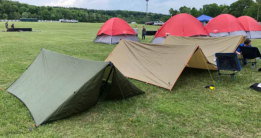 Hammock Camping with No Trees