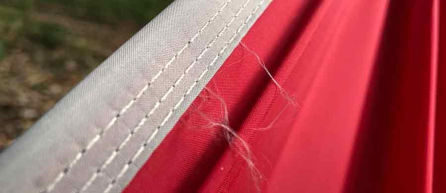 Frayed Hammock Seam