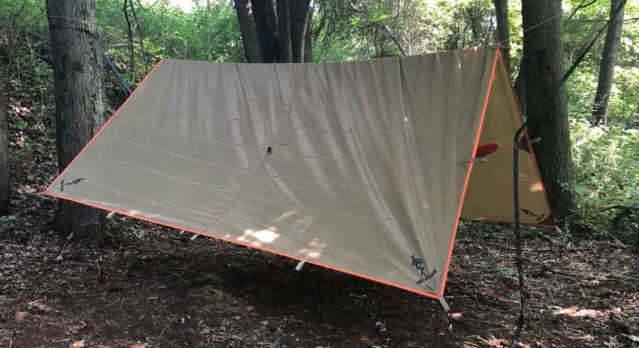 selecting the right tarp for a hammock