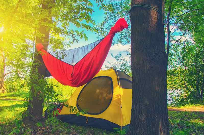Hammock and Tent